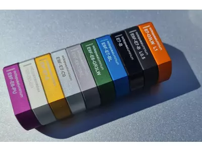 Anodizing color samples